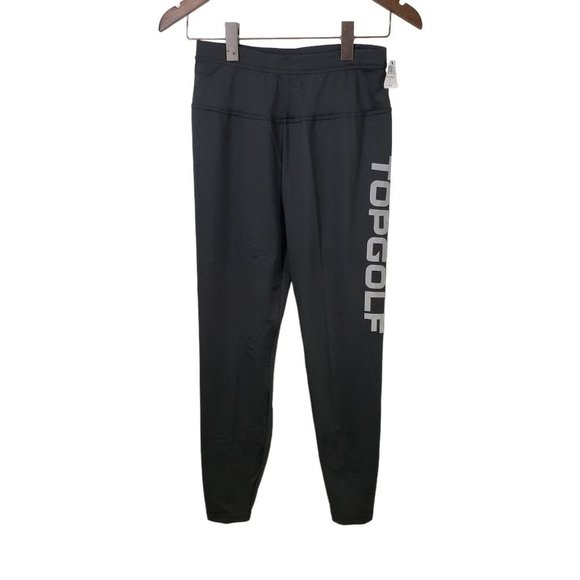 New TopGolf Leggings Black Full Length Women's Size L - Picture 2 of 9